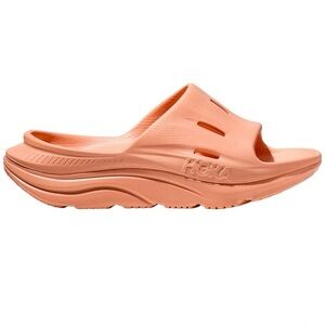 HOKA Ora Recovery Slides 3 Sandals Unisex Peach Papaya Womens - 12 Mens - 10 New